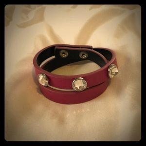 Leather wrap bracelet